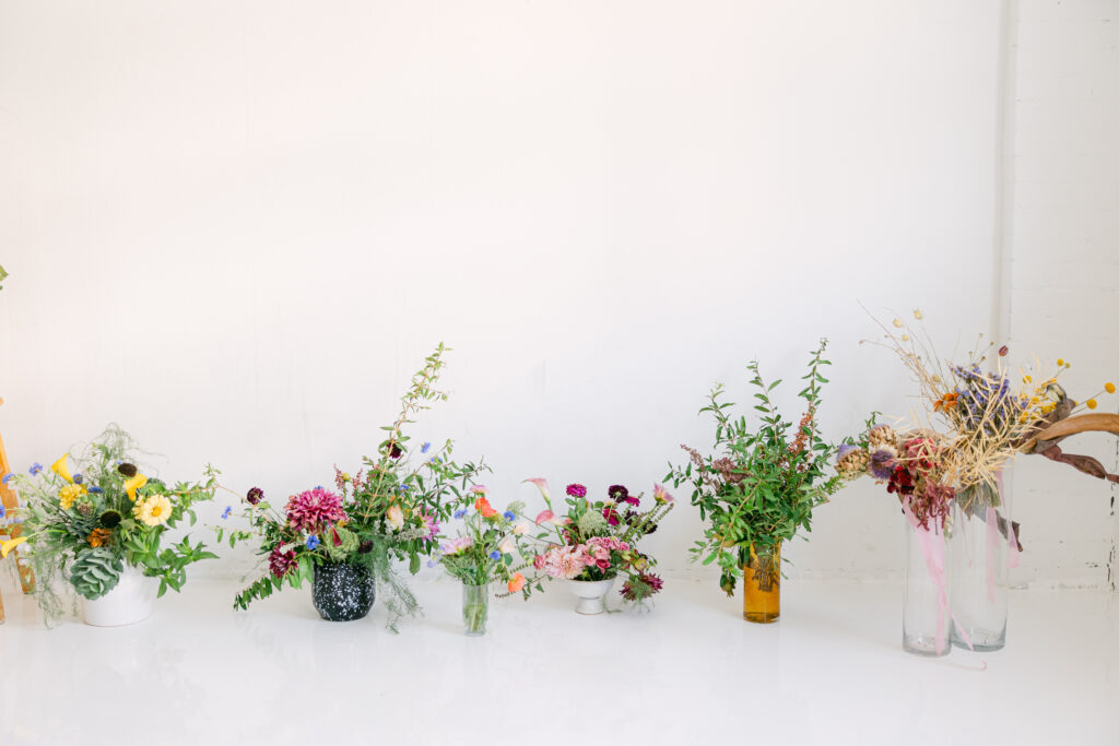 Floral Arrangements- photo shoot