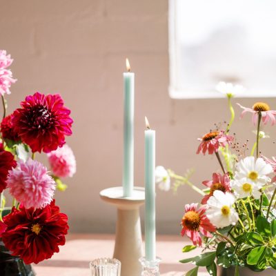 Varying Taper Candle Vases